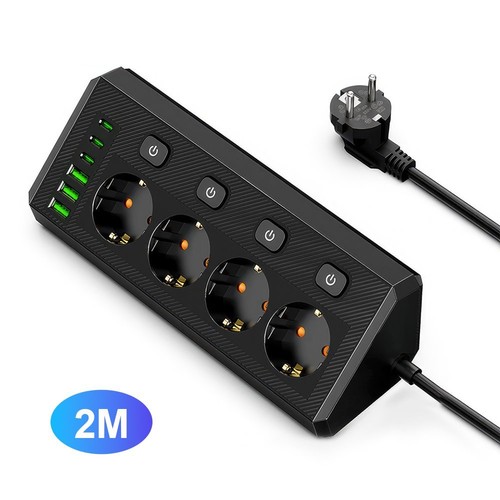 Steckdosenleiste fach usb - steckdosenleiste, 4-fach
