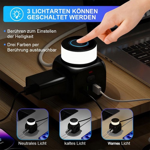 Steckdosenleiste fach usb - steckdosenleiste, 2