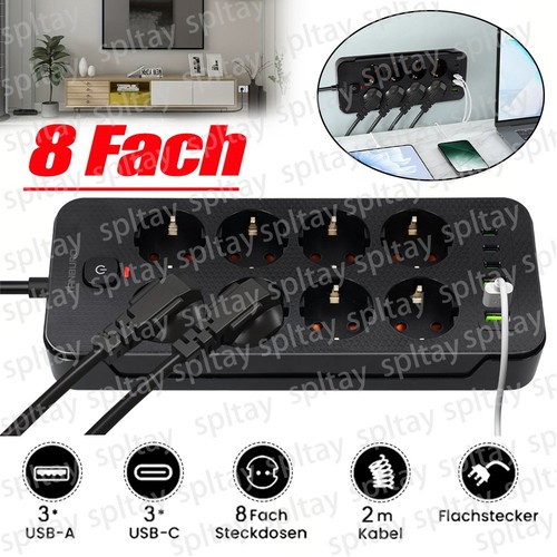 Verlängerungskabel fach - verlängerungskabel, 6/8-fach