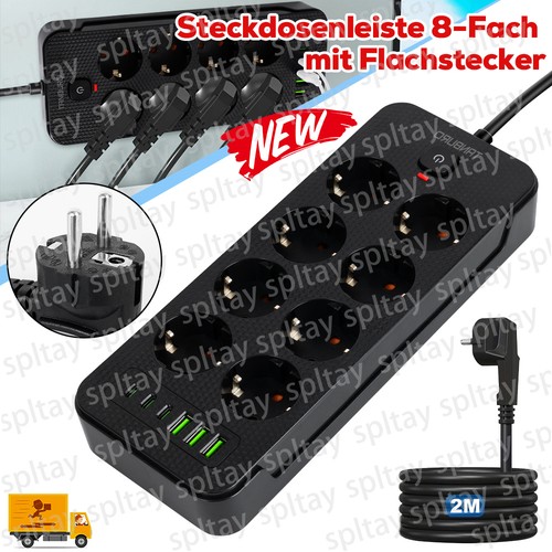 Verlängerungskabel fach - verlängerungskabel, 8-fach